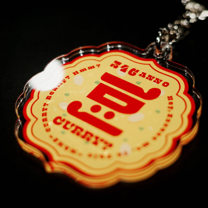 三四郎ANN0　アクリルキーホルダー（豆カレー）